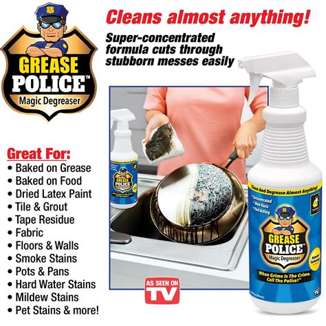 Revolutionize Your Cleaning Routine: Meet Grease Police Magic Defreaser